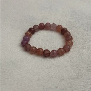 Purple & Pink Stone Bracelet